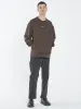 Minimal Thrills Oversize Crew - Postal Brown sold by Thrills