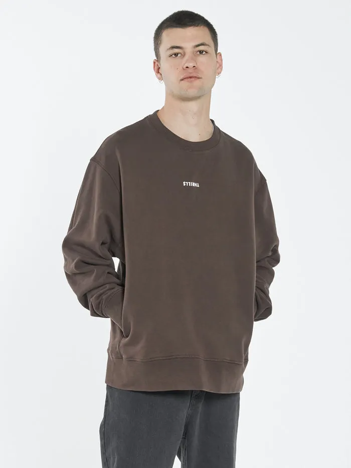 Minimal Thrills Oversize Crew - Postal Brown sold by Thrills product image thumbnail 4