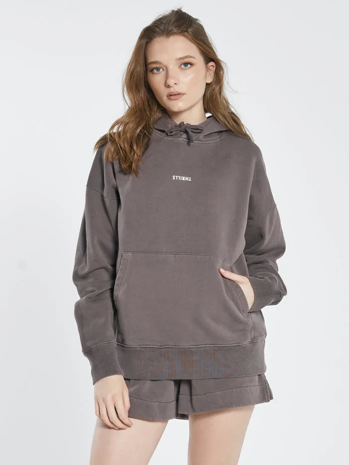 Minimal Thrills Fleece Hood - Plum sold by Thrills product image thumbnail 3