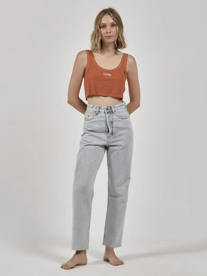 Paradise Thrills Hemp Crop Retro Tank - Dusty Clay sold by Thrills product image thumbnail 4