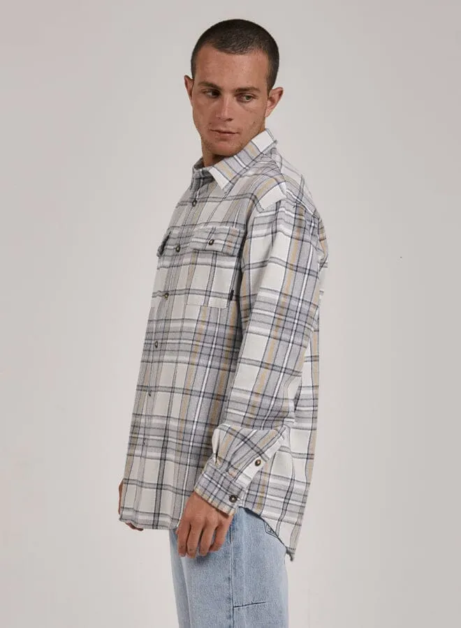 Coat Of Thrills Twill Flannel Shirt - Stargazer sold by Thrills product image thumbnail 3