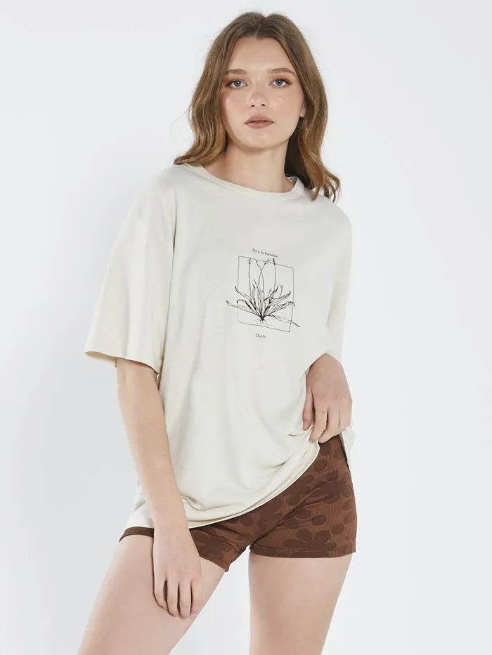 Voices Hemp Merch Fit Tee - Tofu sold by Thrills product image thumbnail 4