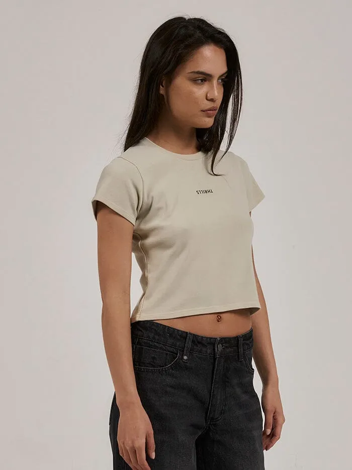 Minimal Thrills Mini Tee - Oatmeal sold by Thrills product image thumbnail 3