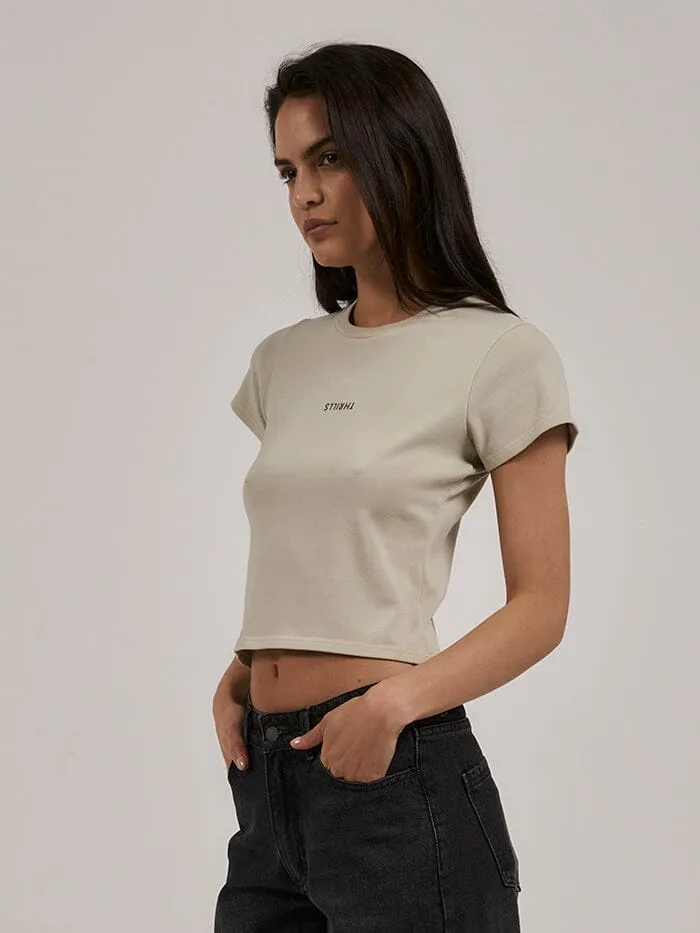 Minimal Thrills Mini Tee - Oatmeal sold by Thrills