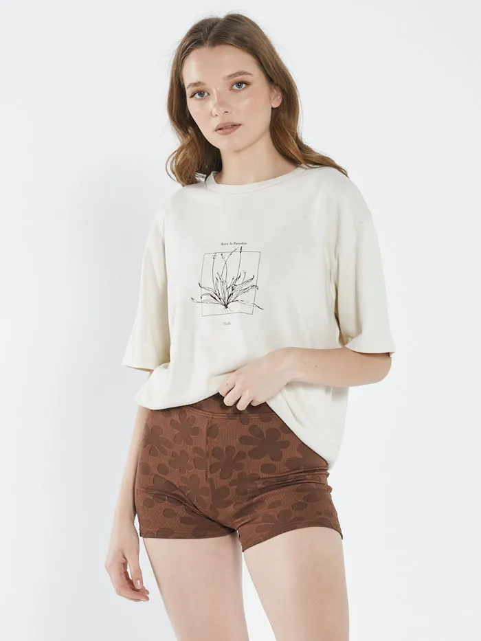 Voices Hemp Merch Fit Tee - Tofu sold by Thrills product image thumbnail 5