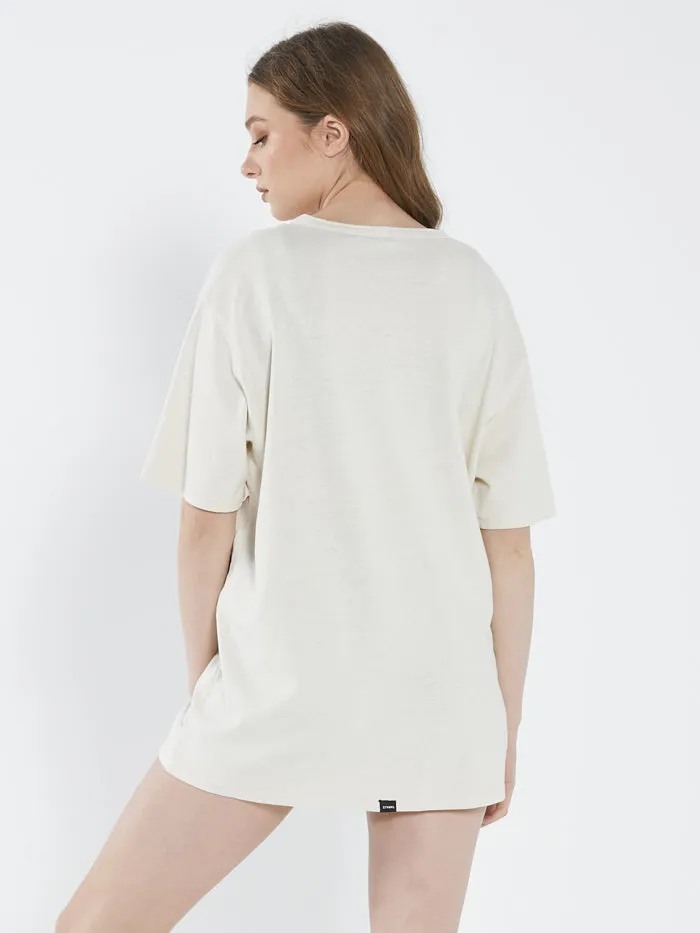 Voices Hemp Merch Fit Tee - Tofu sold by Thrills product image thumbnail 2