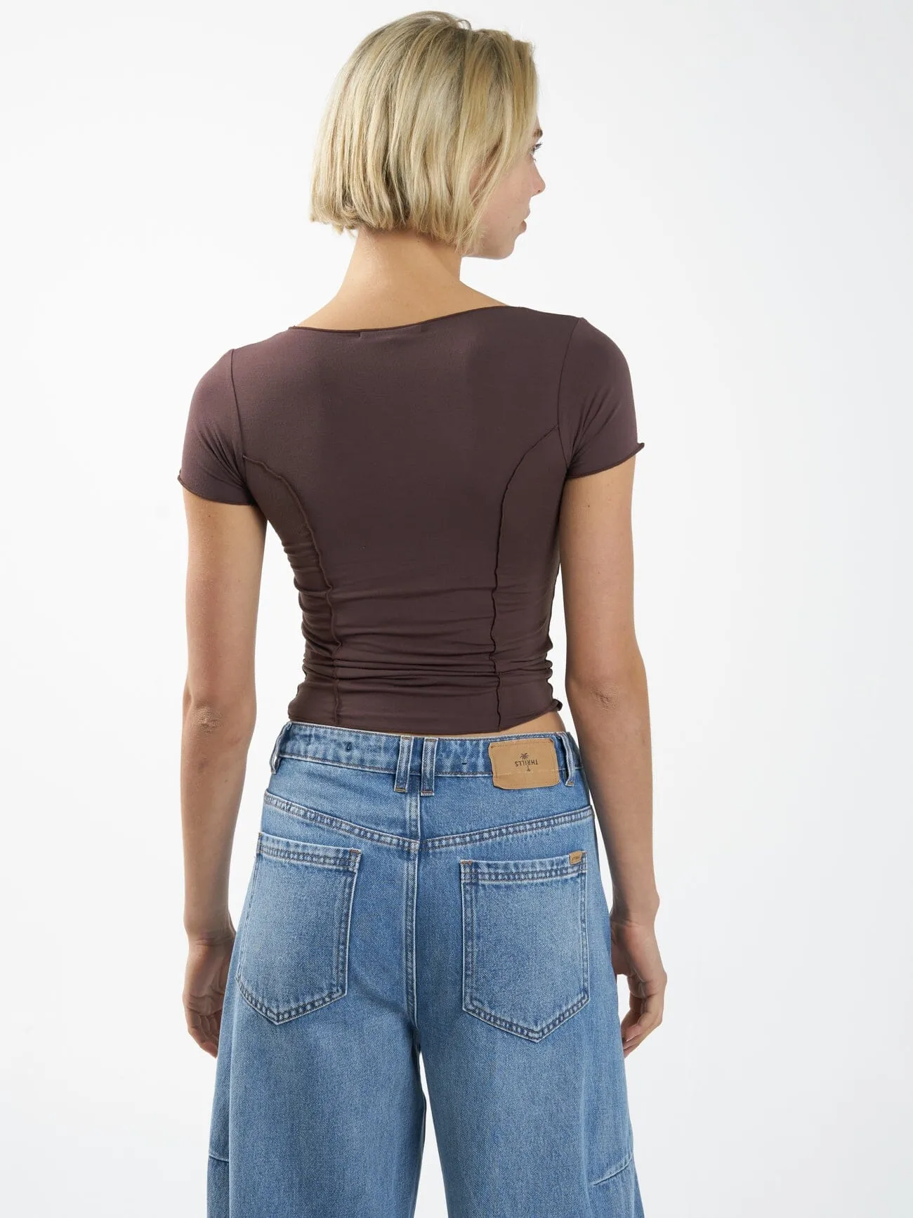 Zoe Top - Chocolate Plum sold by Thrills product image thumbnail 2