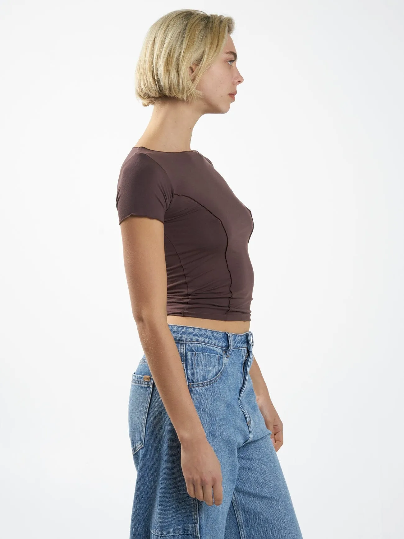Zoe Top - Chocolate Plum sold by Thrills product image thumbnail 4