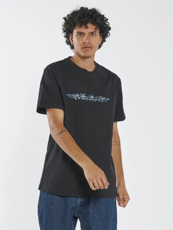 Turbulent Merch Fit Tee - Black sold by Thrills