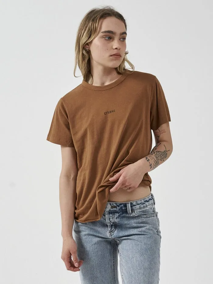Minimal Thrills Relaxed Tee - Bronze sold by Thrills product image thumbnail 5