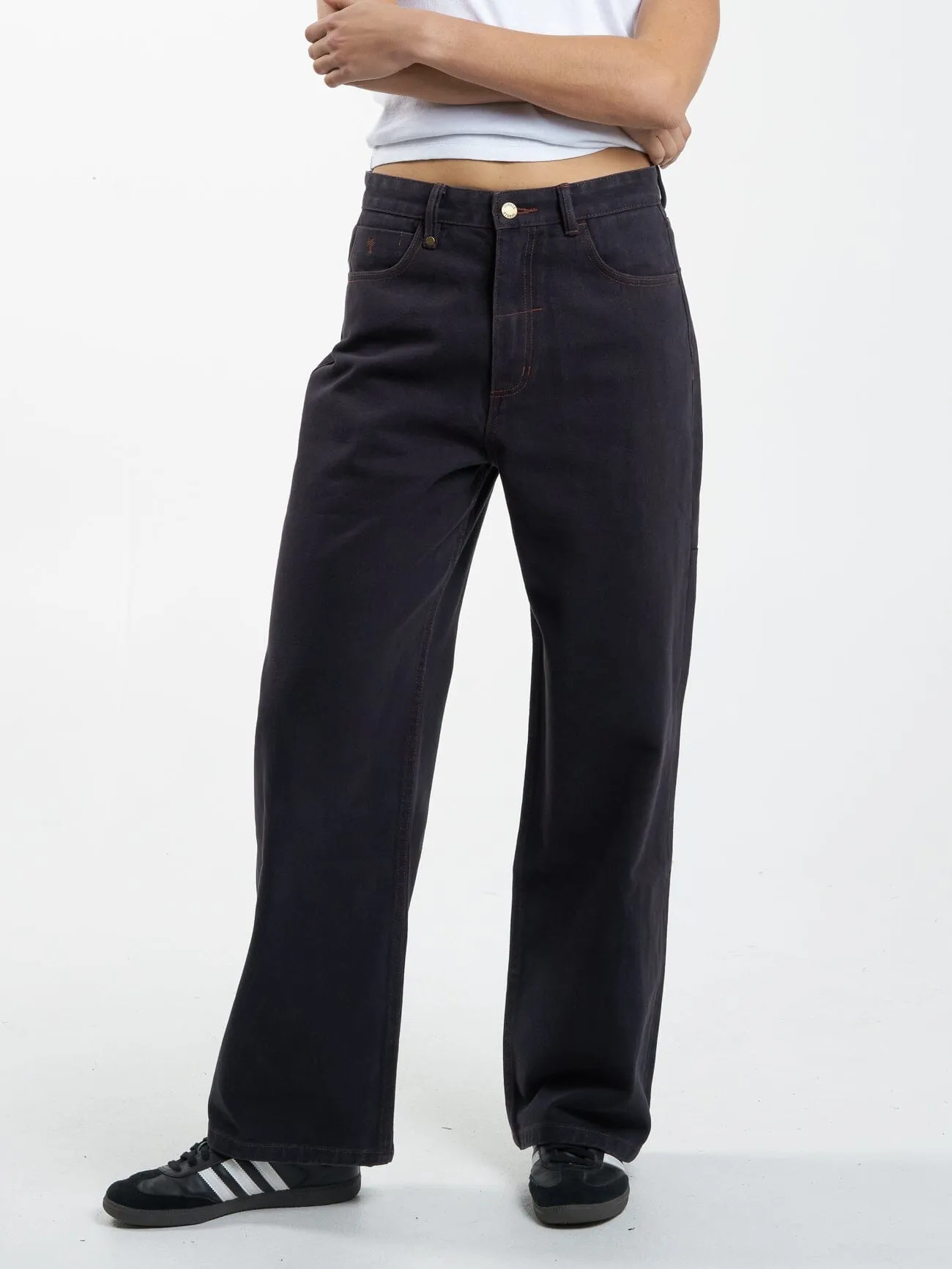 Tony Low Rise Big Baggy Jean - Midnight Blue sold by Thrills