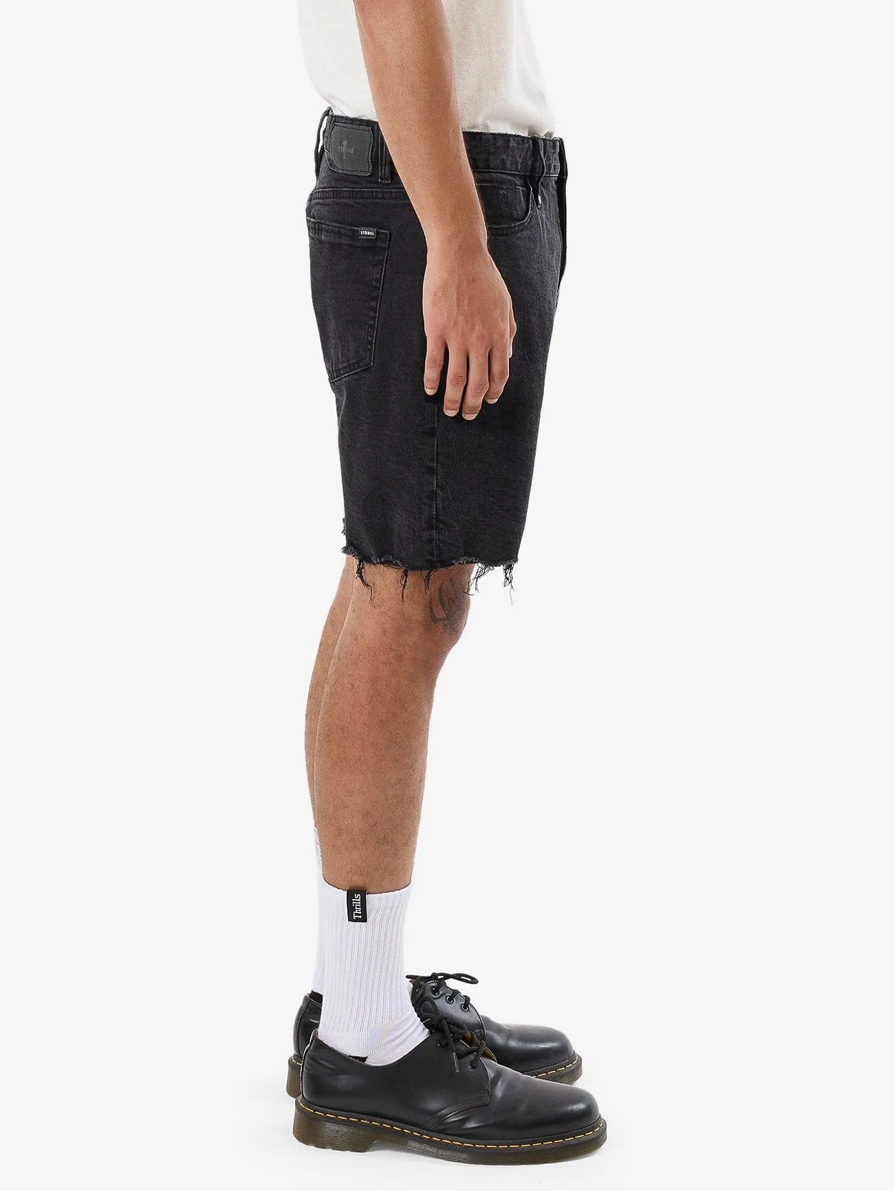 Bones Denim Short - Aged Black sold by Thrills product image thumbnail 4