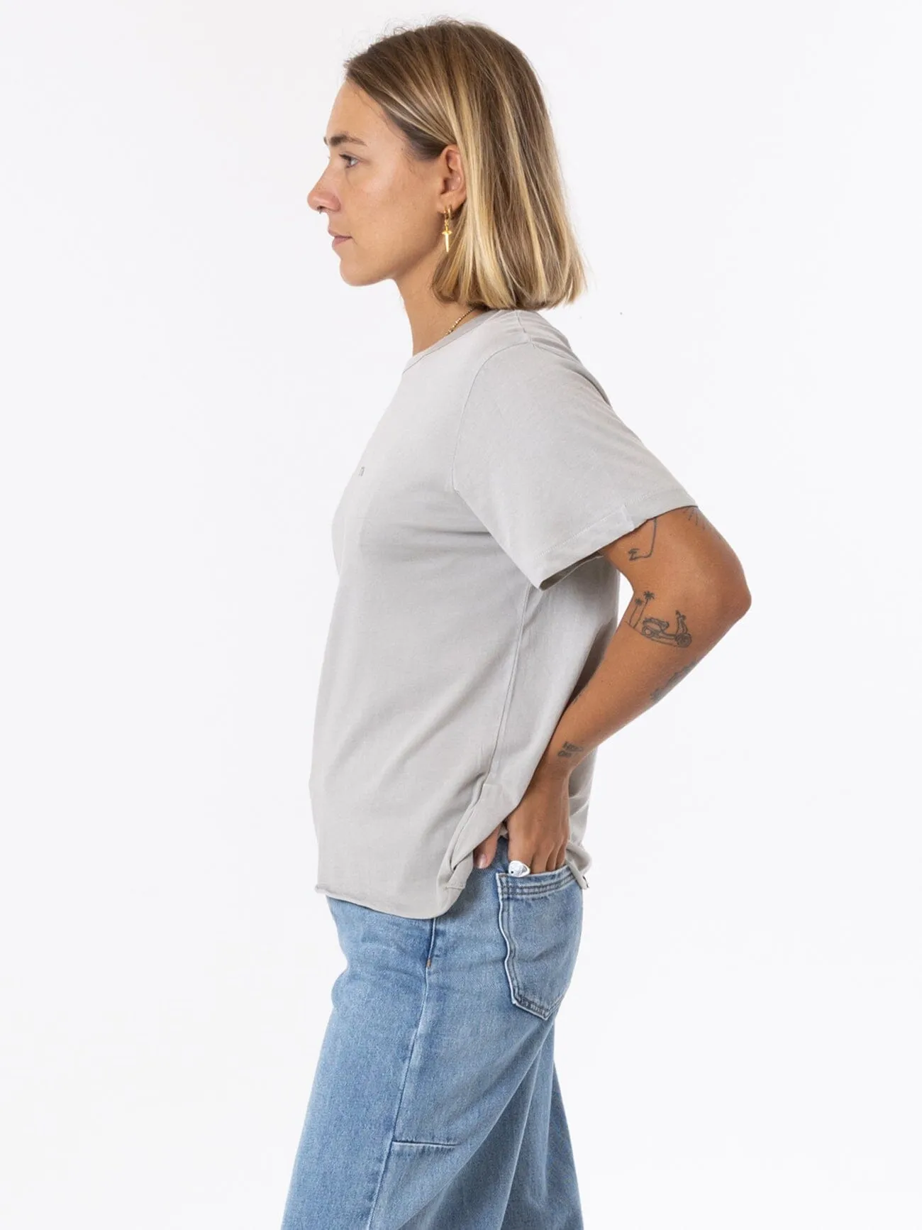 Minimal Thrills Relaxed Tee - Oyster Grey sold by Thrills product image thumbnail 3