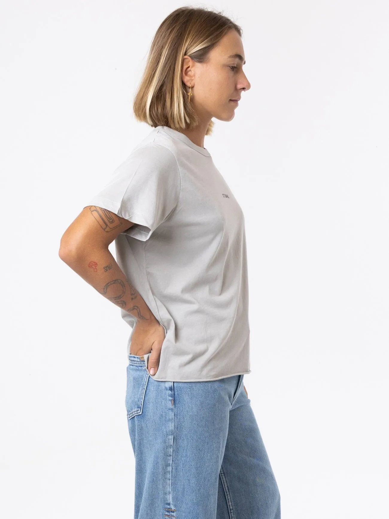 Minimal Thrills Relaxed Tee - Oyster Grey sold by Thrills product image thumbnail 4