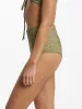 Feedback Gathered Bikini Top - Antique Moss sold by Thrills
