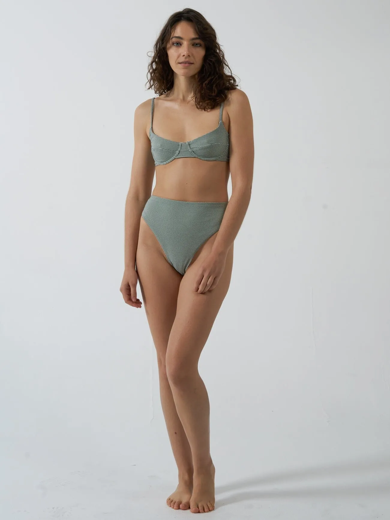 Levitation 90's High Cut Bikini Bottom - Pistachio sold by Thrills product image thumbnail 5