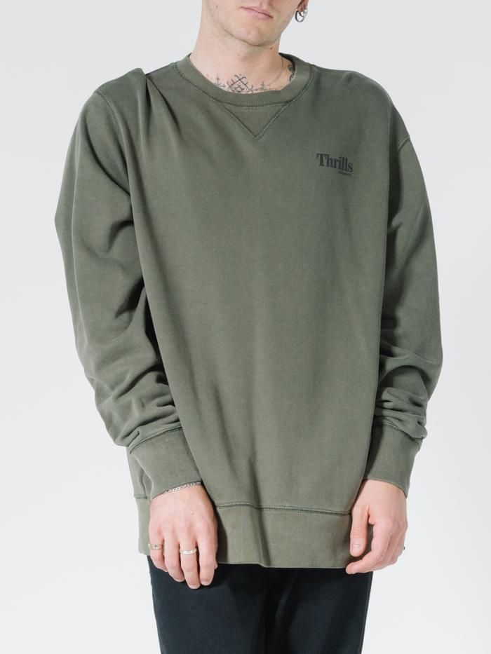 OPS Oversized Crew - Military sold by Thrills