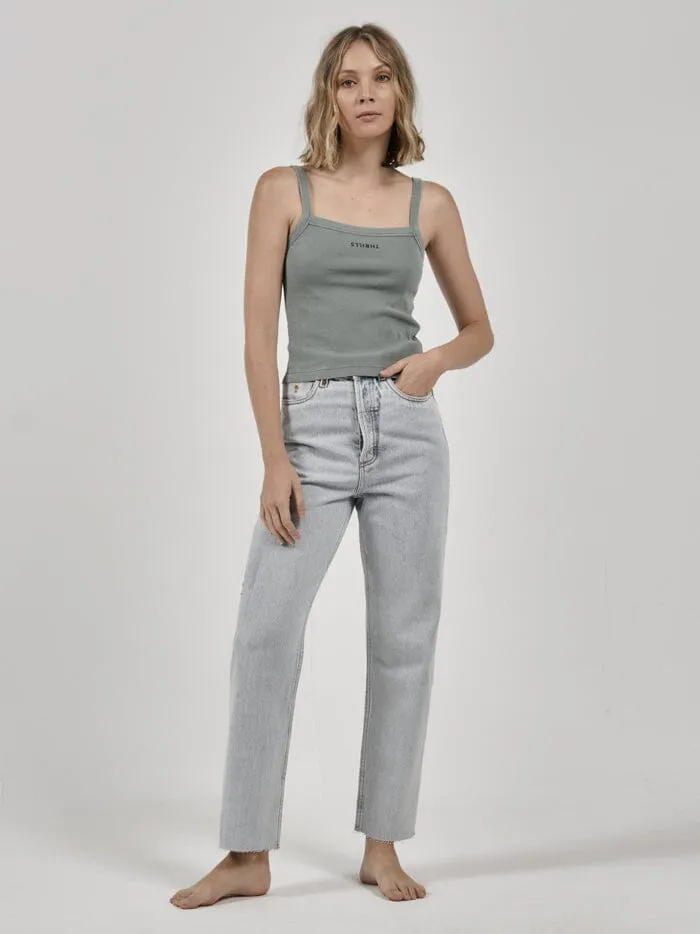 Minimal Thrills Rib Singlet - Seaglass Green sold by Thrills product image thumbnail 4