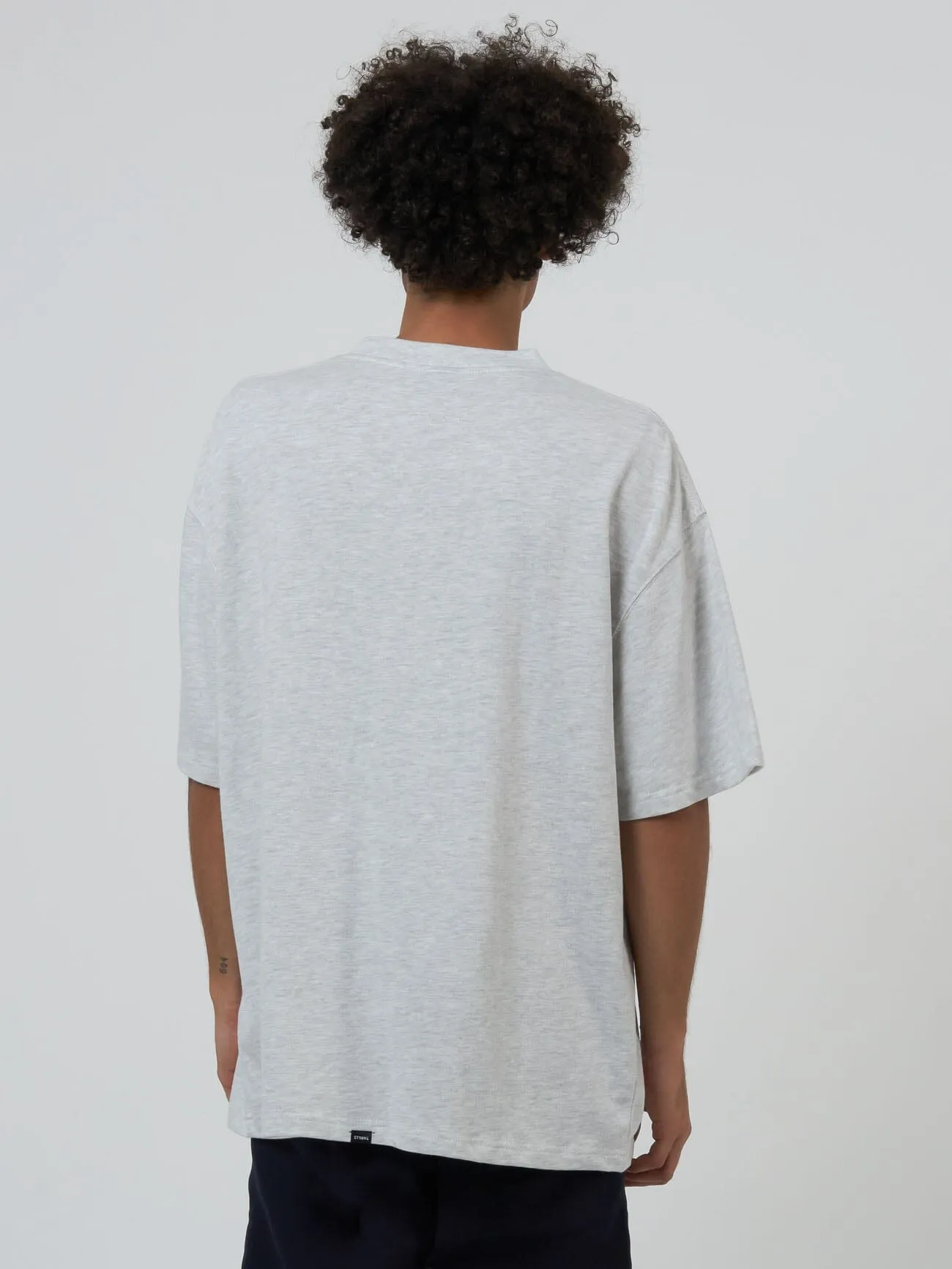 Redshirt Box Fit Oversize Tee - White Marle sold by Thrills product image thumbnail 2