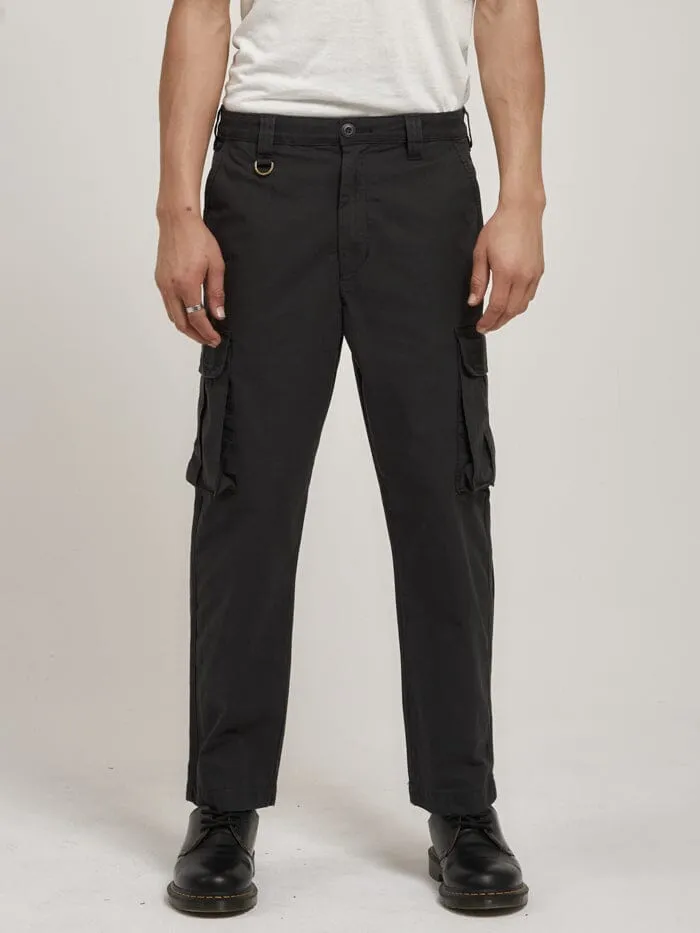 Century Slacker Cargo Pant - Dark Charcoal sold by Thrills