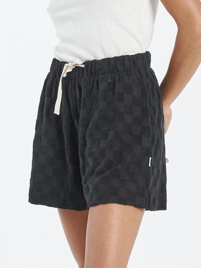 Aalto Terry Field Short - Black sold by Thrills