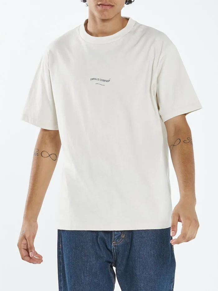 Stamp Wave Merch Fit Tee - Heritage White sold by Thrills product image thumbnail 3