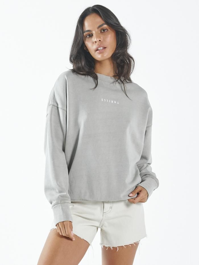 Minimal Thrills Slouch Crew - Gravel sold by Thrills