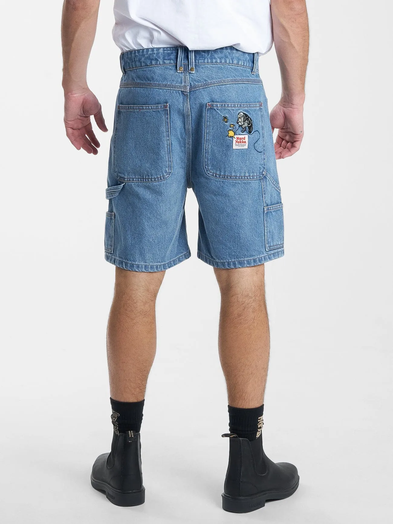 Hard Yakka X Thrills Carpenter Short - Drill Blue sold by Thrills product image thumbnail 2