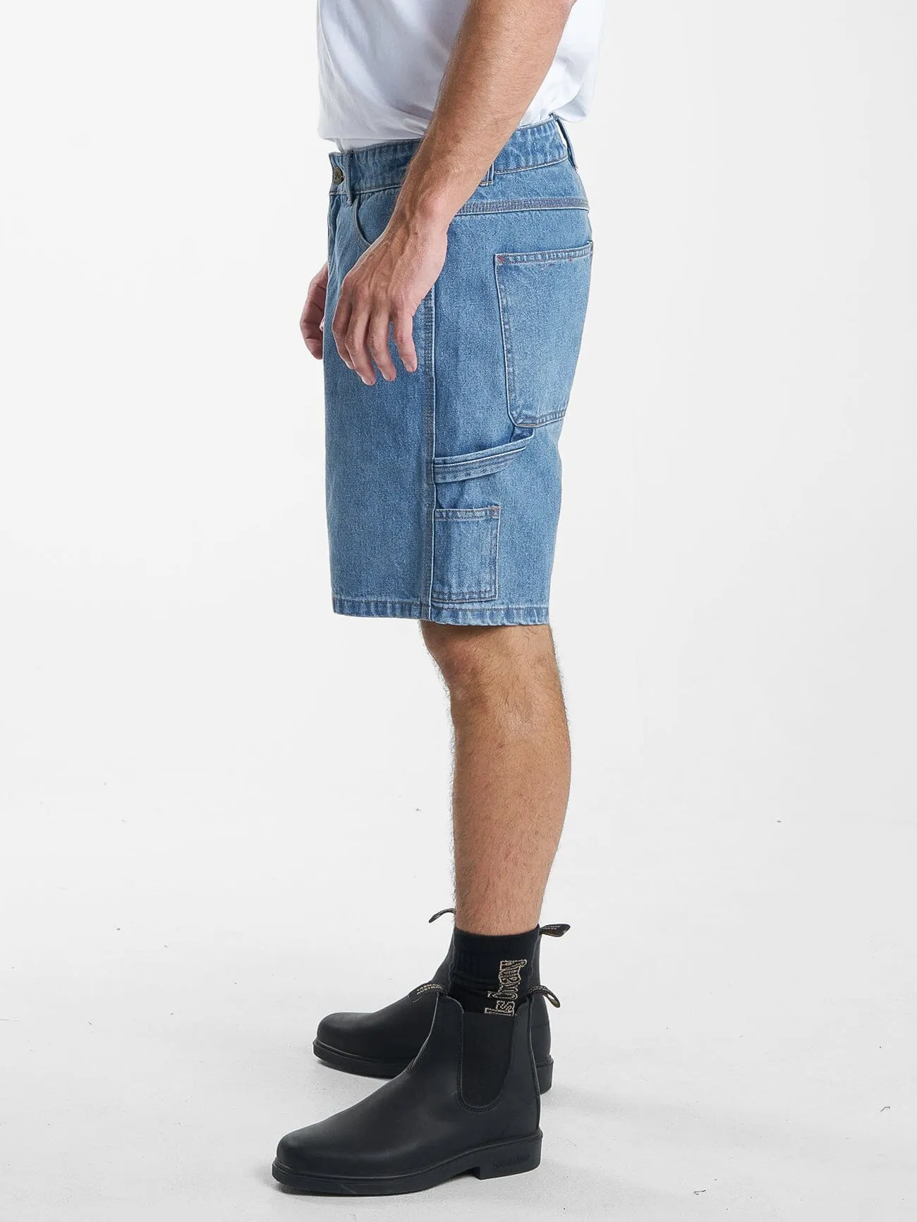 Hard Yakka X Thrills Carpenter Short - Drill Blue sold by Thrills product image thumbnail 5