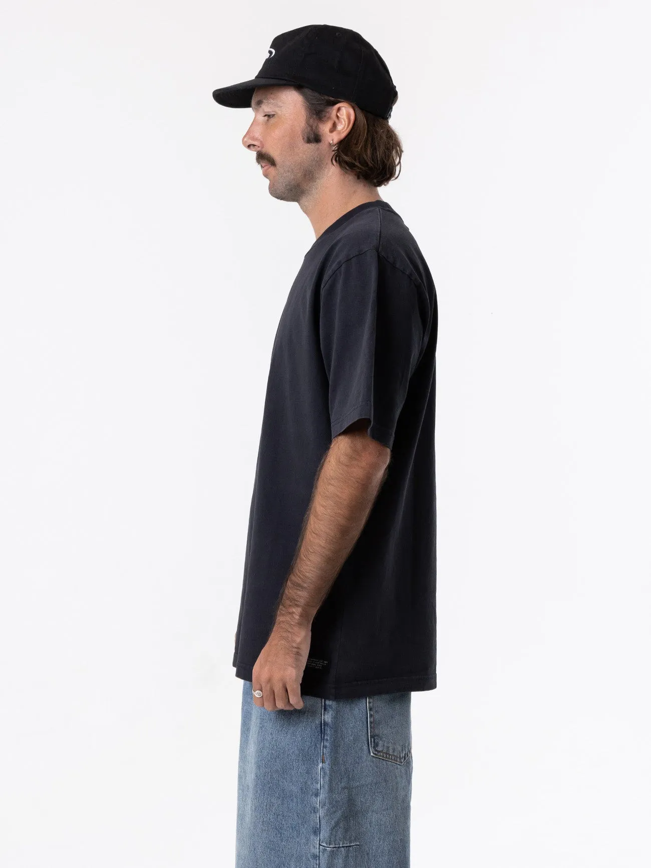 Thrills Military Oversize Fit Tee - Dark Navy sold by Thrills product image thumbnail 4