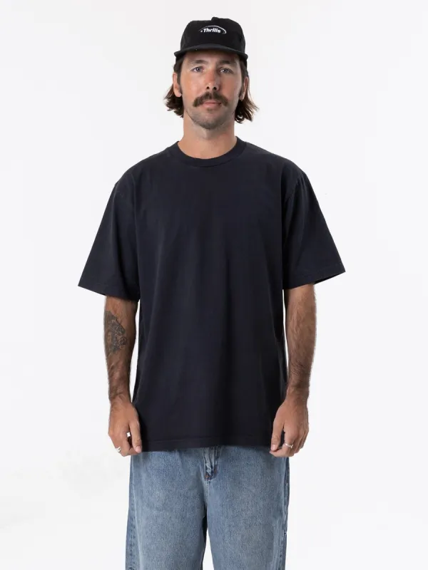 Thrills Military Oversize Fit Tee - Dark Navy sold by Thrills