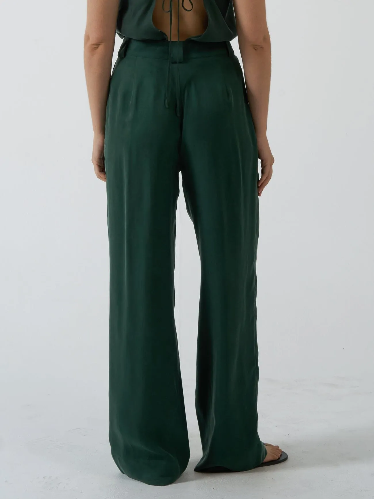 Artisan Cupro Pant - Deep Emerald sold by Thrills product image thumbnail 2