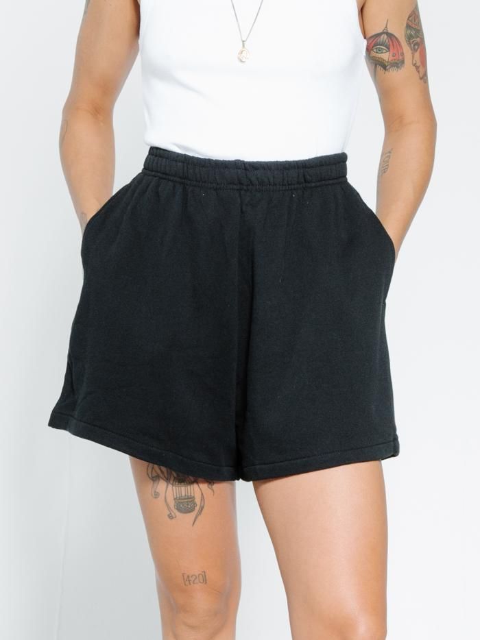 Established Fleece Short - Black sold by Thrills product image thumbnail 3