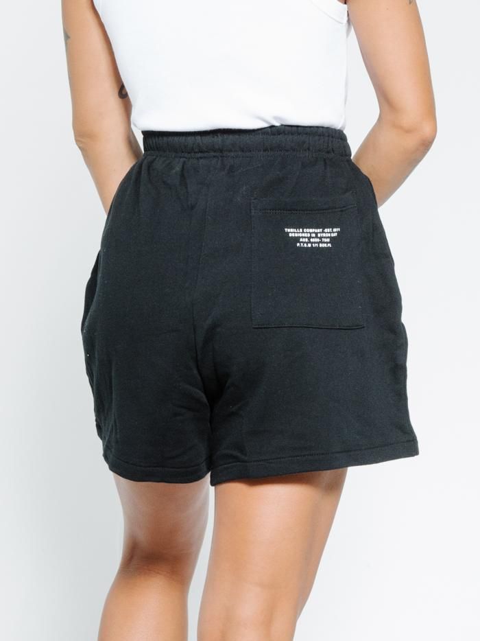 Established Fleece Short - Black sold by Thrills product image thumbnail 2