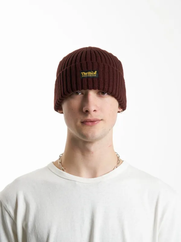 Thrills Union Beanie - Wine sold by Thrills
