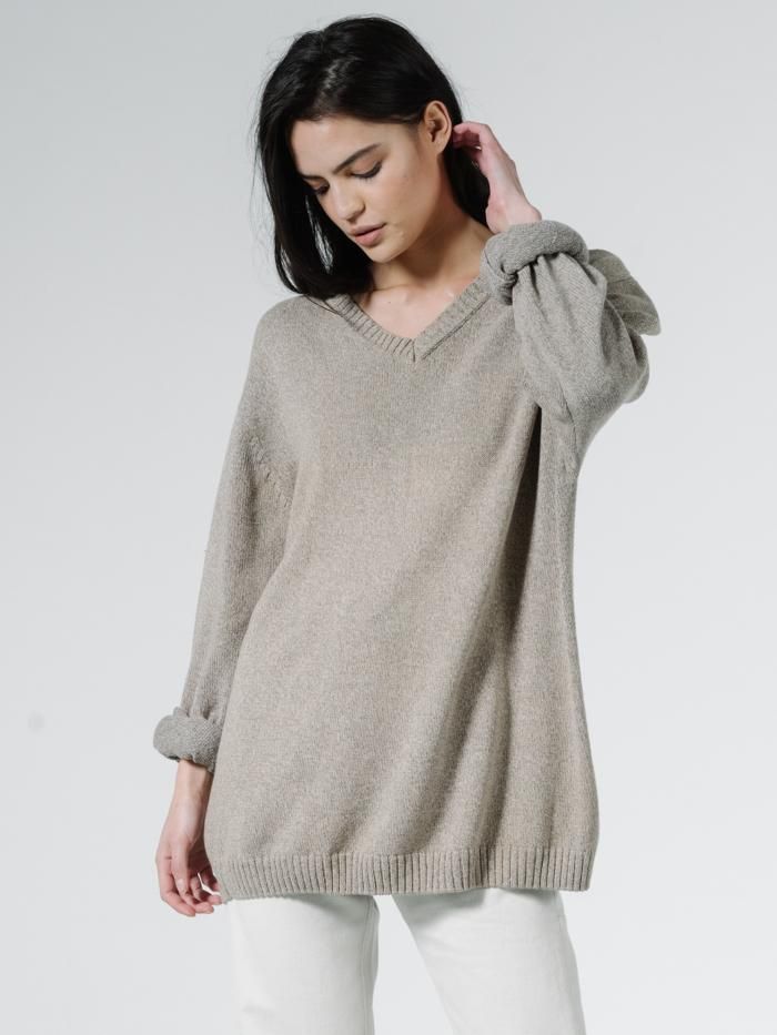 Mellow Slouch Knit - Oat Marle sold by Thrills product image thumbnail 4