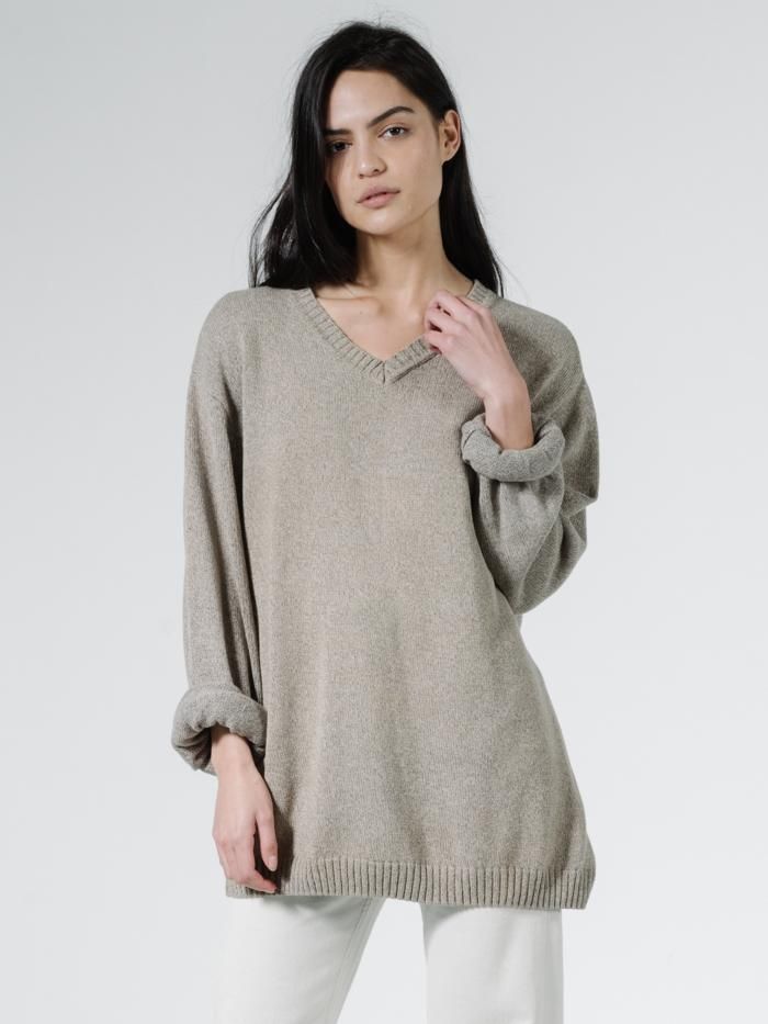 Mellow Slouch Knit - Oat Marle sold by Thrills product image thumbnail 3