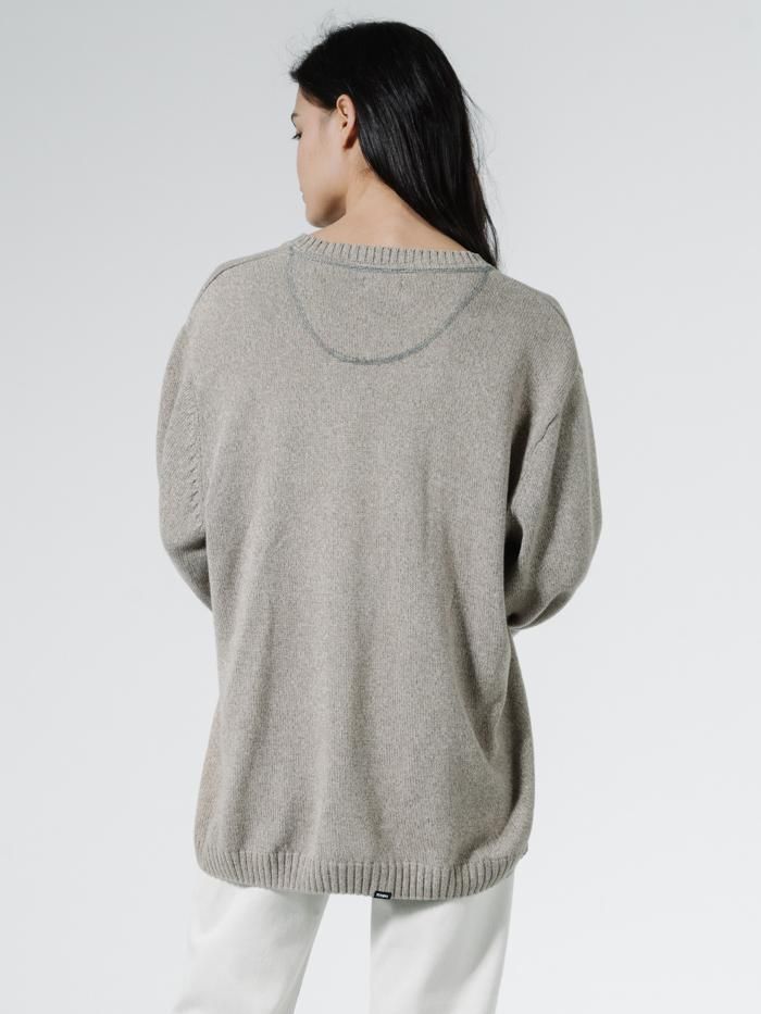 Mellow Slouch Knit - Oat Marle sold by Thrills product image thumbnail 2