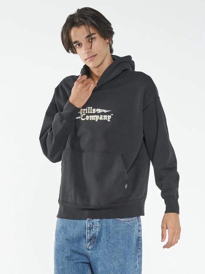 Glory Slouch Pull On Hood - Black sold by Thrills product image thumbnail 4