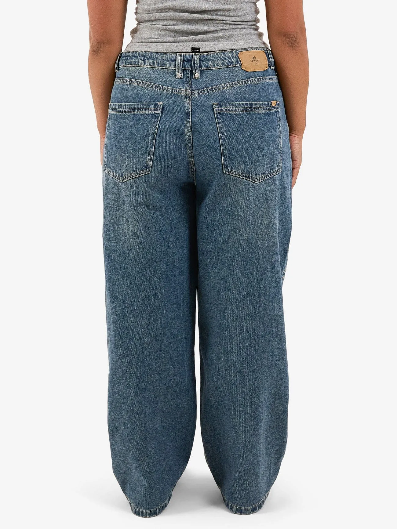 Tony Low Rise Big Baggy Jean - Vintage Mid Blue sold by Thrills product image thumbnail 3