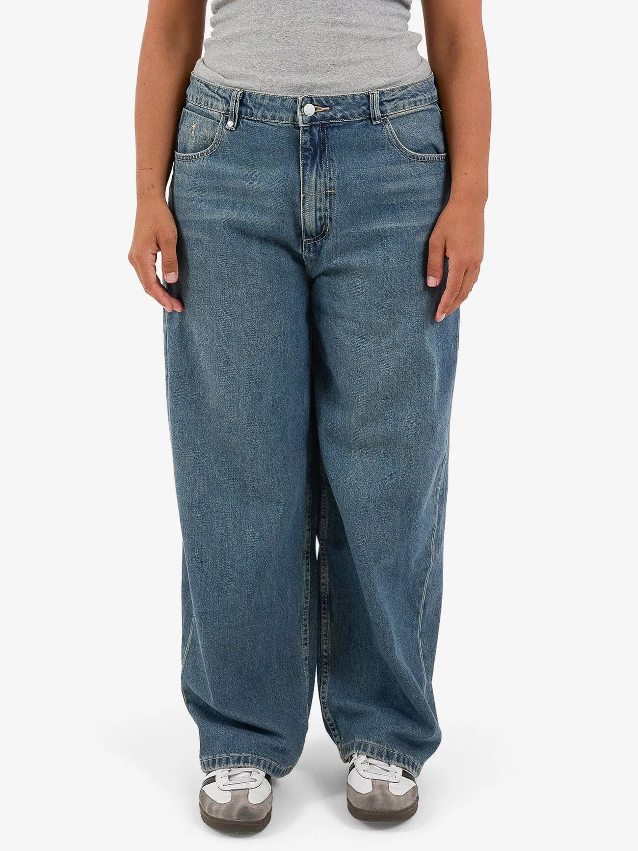 Tony Low Rise Big Baggy Jean - Vintage Mid Blue sold by Thrills product image thumbnail 2