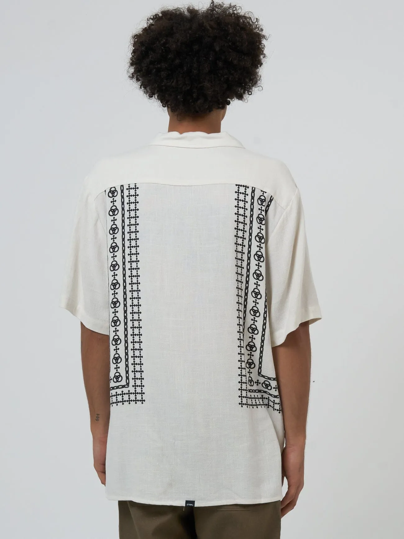 In Order and Disorder Bowling Shirt - Heritage White sold by Thrills product image thumbnail 3