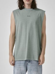 Minimal Thrills Merch Fit Muscle Tee - Seaglass Green sold by Thrills