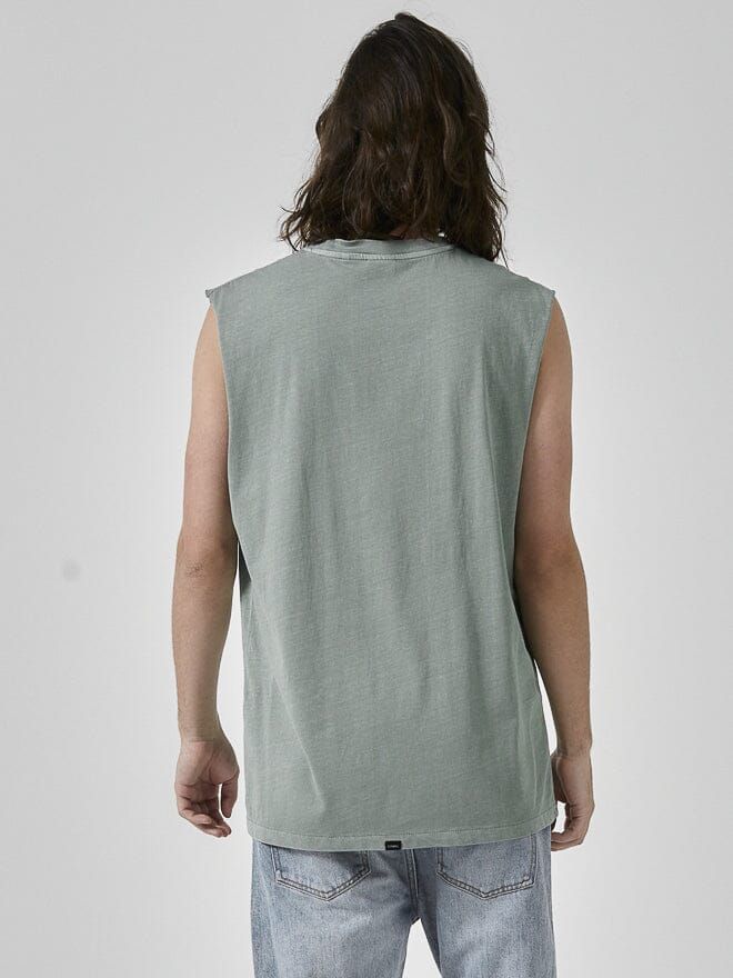 Minimal Thrills Merch Fit Muscle Tee - Seaglass Green sold by Thrills product image thumbnail 2