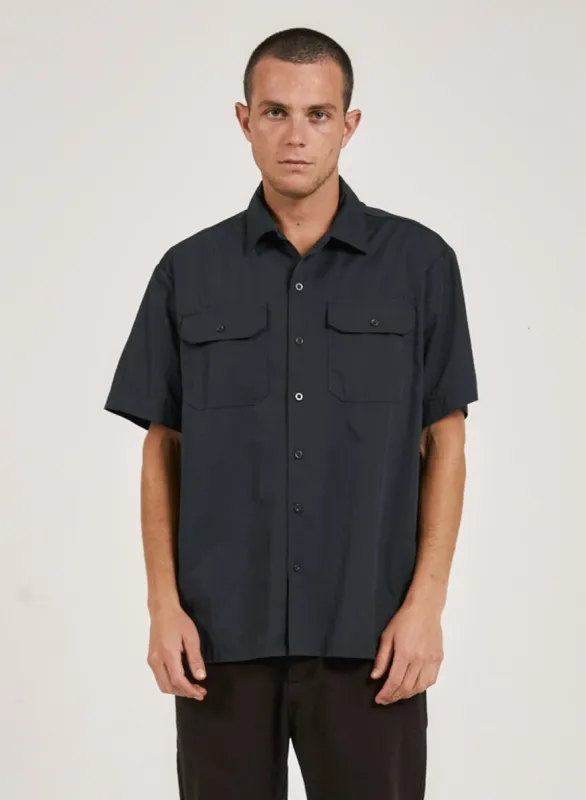 Thrills Union Short Sleeve Work Shirt - Spruce sold by Thrills