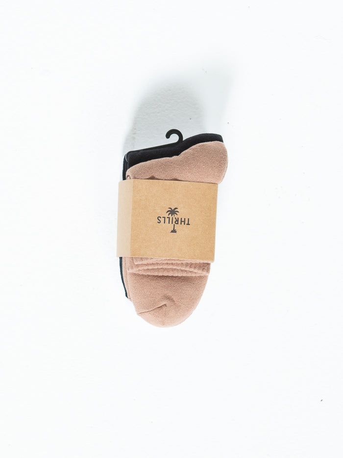 Minimal Thrills 3 Pack Sock - Cork/Merch Black/White sold by Thrills product image thumbnail 2