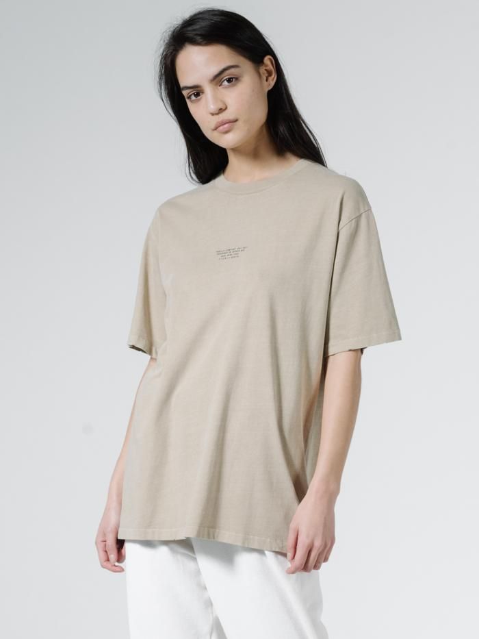 Established Merch Fit Tee - Vintage Khaki sold by Thrills