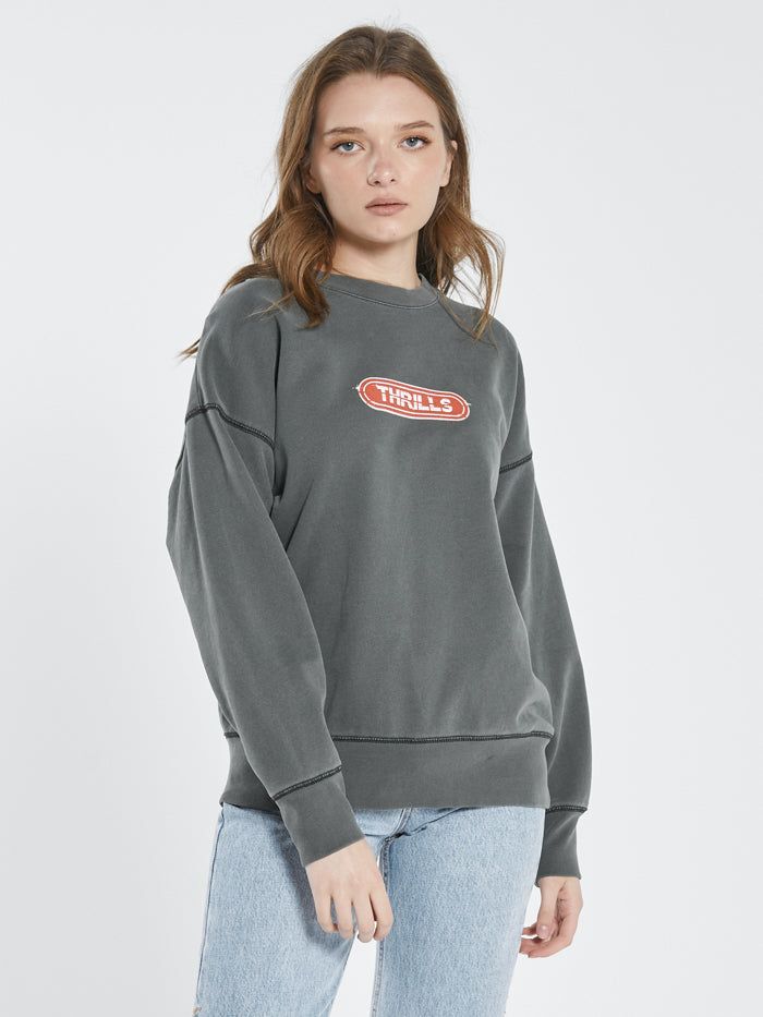 Red Pill Slouch Crew - Merch Black sold by Thrills