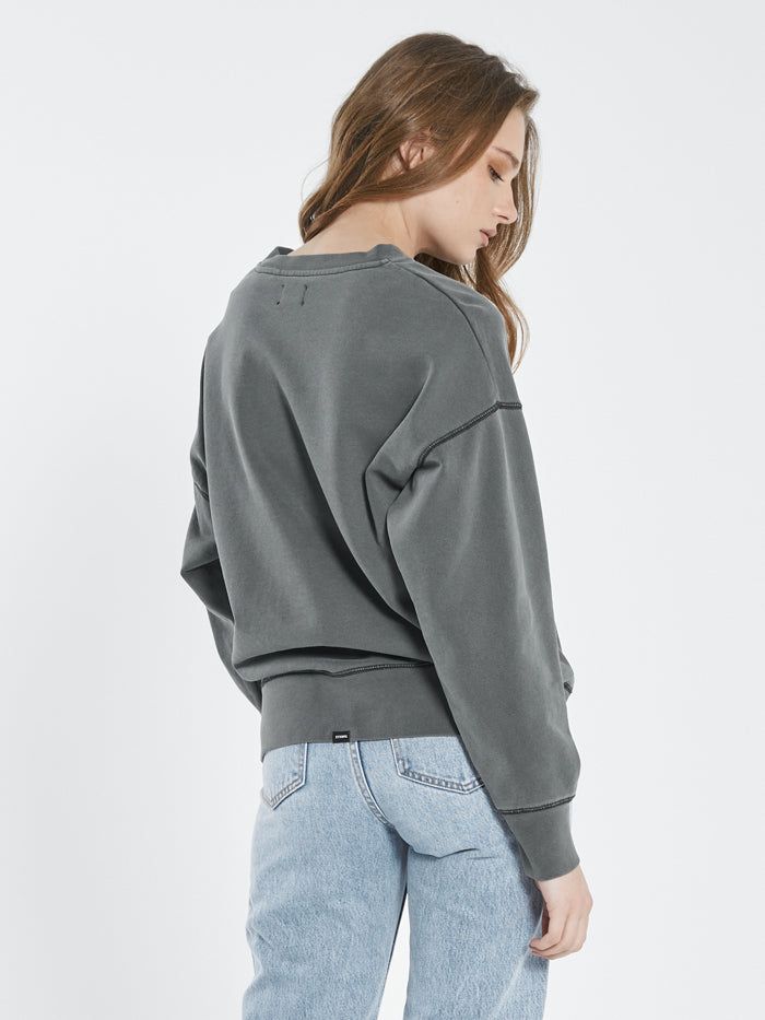 Red Pill Slouch Crew - Merch Black sold by Thrills product image thumbnail 2