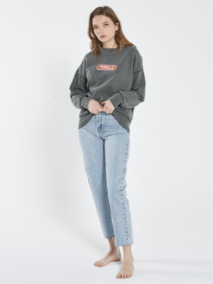 Red Pill Slouch Crew - Merch Black sold by Thrills product image thumbnail 4